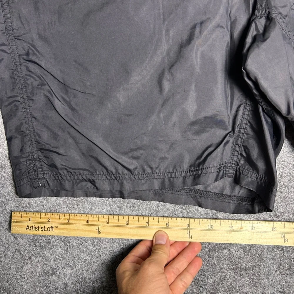 Nike Vintage Black Nylon Swim Trunks Shorts 90s Y2K‎ Size Large